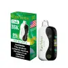 RIPE VAPES OAK  Disposable 35000 puffs - SOUR APPLE - ( RECHARGEABLE ) 50MG