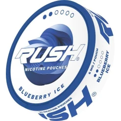 RUSH NICOTINE POUCHES - BLUEBERRY ICE - الصورة 2