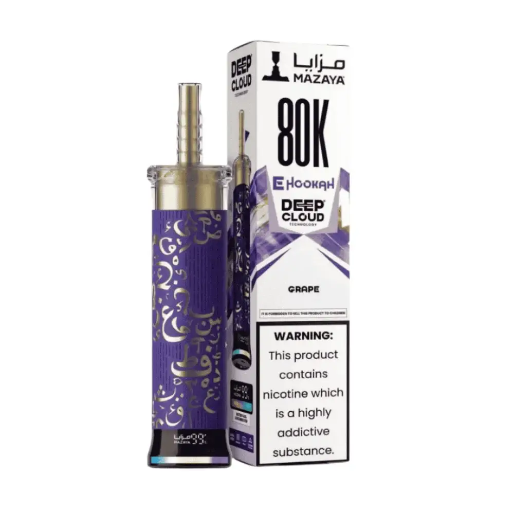 Mazaya Shisha Grape 80000 Puffs Disposable